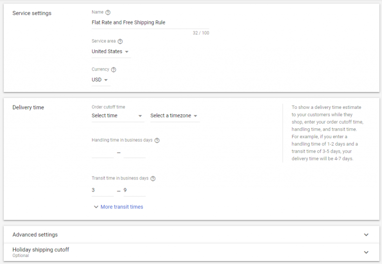 Ins & Outs of Shipping Settings in the Google Merchant Center