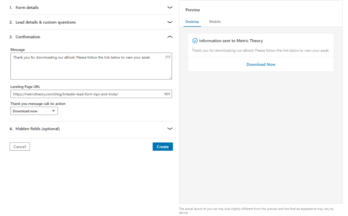 Tips form. Tips form
